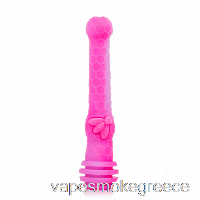 Vape Greece Stratus Honey Dipper σιλικόνη άχυρο τσιχλόφουσκα (ματζέντα / μωβ)